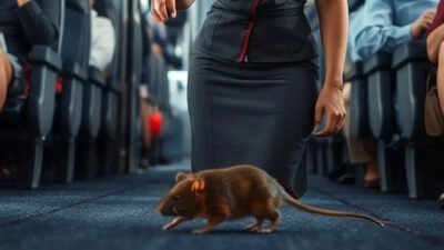 Around 172 passengers were on the flight when just before takeoff a crew member observed a rat running inside the cabin photo til creatives.jpg