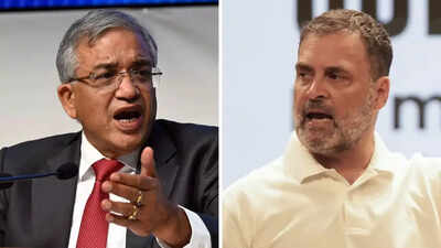 Ec dismisses rahul gandhi39s allegations over vote chori.jpg