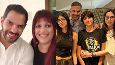 Mandhira kapur left sunjay kapur and karisma kapoor family file photo.jpg