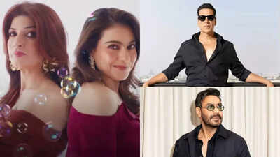 ‘Two Much with Kajol and Twinkle Khanna’: Husbands Ajay Devgn and Akshay Kumar had THIS hilarious reaction to the show | Two much with kajol and twinkle khanna.jpg