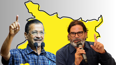 Both arvind kejriwal39s aap and prashant kishor39s jan suraaj are debuting this bihar election.jpg