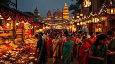 Glow slow this Diwali! India’s peak power demand drops slightly; usage bucks usual spike trends Diwali market glow.jpg