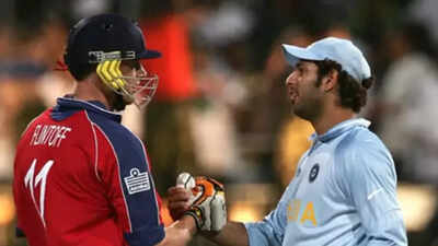 Six Sixes! Flintoff admits he crossed the line with Yuvraj Singh in 2007 T20 World Cup; India legend’s reply goes viral | Cricket News Flintoff vs yuvraj.jpg