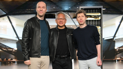 L to r greg brockman president of openai jensen huang nvidia ceo sam altman ceo of openai.jpg