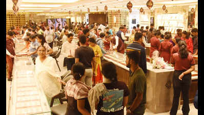 Many are buying for the wedding season or making purchases now expecting prices to rise further.jpg