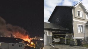 Three men have been charged with arson after some houses in edmonton caught fire from diwali fireworks photo ctv news.jpg