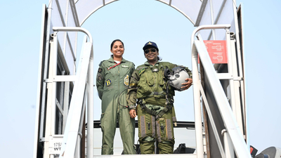 Wing commander shivangi singh india39s sole woman rafale pilot gained national attention as president droupadi murmu experienced a historic sortie in the fighter jet.jpg