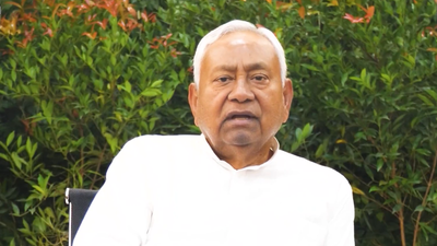 Bihar chief minister nitish kumar releases a video message for the voters ahead of assembly elections.jpg