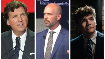 Kevin roberts middle apologized for supporting tucker carlson left after he gave nick fuentes platform on his show.jpg