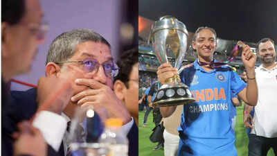N srinivasan and harmanpreet kaur.jpg