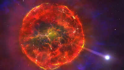 Nasa spots a mysterious red sphere hurtling through space at record speed leaving scientists scrambling for answers.jpg