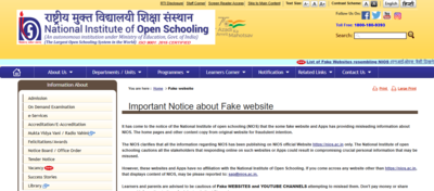 Nios issues public alert on fake websites apps and social media accounts check official notice here.jpg
