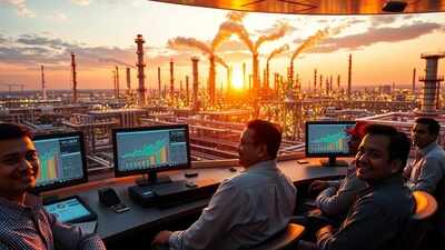 Refinery success at sunset.jpg