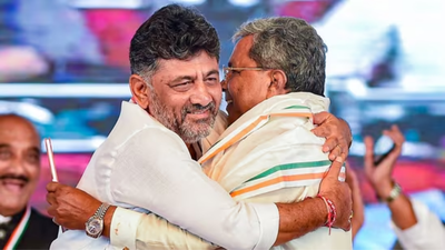 Siddaramaiah vs shivakumar power sharing tussle rages in karnataka congress.jpg
