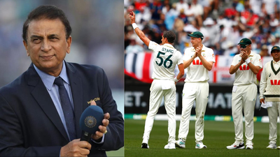 Sunil gavaskar and australia cricket team.jpg
