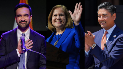 Zohran mamdani left ghazala hashmi and aftab pureval agencies.jpg