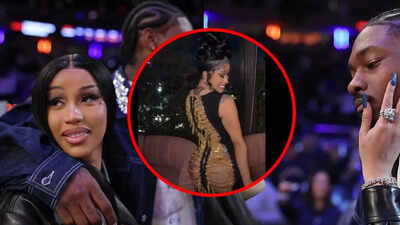 Cardi b outfit high risk gold chain dress stefon diggs birthday.jpg