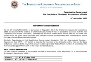 Icai ca may 2026 exam datesheet released check foundation inter and final dates here.jpg