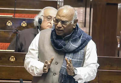New delhi dec 03 ani rajya sabha lop mallikarjun kharge speaks in the house .jpg