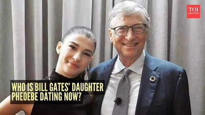 Phoebe gates with her father bill gates.jpg