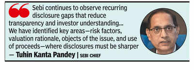 Ipo disclosures must be sharper sebi chief.jpg