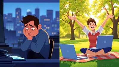 One professionals story exposes why endless hours dont equal productivityand why indias workforce is choosing smarter work.jpg