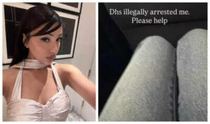 Columbia university student ellie aghayeva was arrested from her dorm on thursday morning.jpg