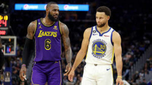 Los angeles lakers39 lebron james vs golden state warriors39 stephen curry.jpg