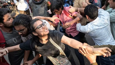 Ops say the march had not been granted permission and alleged the situation turned violent when protesters tried to move outside the campus.jpg