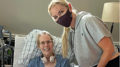 American skier lindsey vonn shares emotional international womens day tribute to late mother lindy while recovering from painful olympic leg injury.jpg