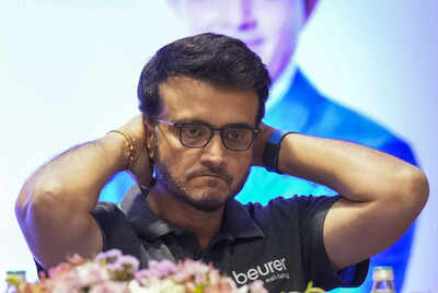 Bengaluru former cricketer sourav ganguly during a press meet in bengaluru p.jpg