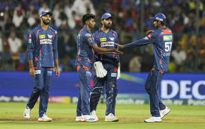 Bengaluru lucknow super giants39s mayank yadav celebrates a wicket during the in.jpg