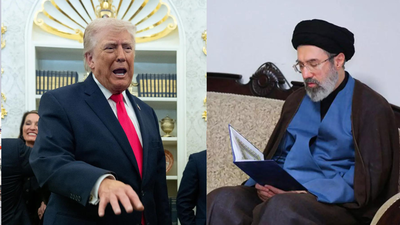 Donald trump left mojtaba khamenei agencies.jpg