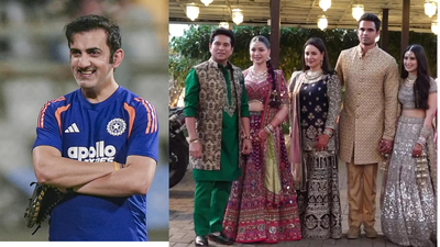 Gautam gambhir and tendulkar family.jpg
