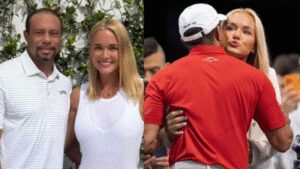 Golf legend tiger woods seen with girlfriend vanessa trump in public moment before comeback game as kai trump cheers in stands.jpg