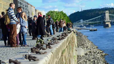 Hungarys danube river holds a haunting memorial shoes that reveal the dark history of those murdered 1944 45.jpg