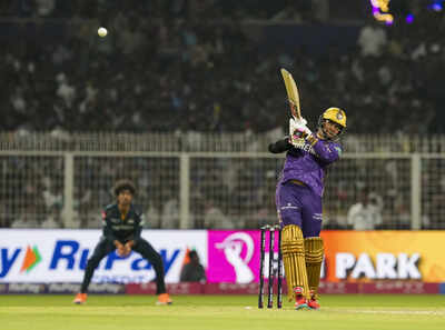Kolkata kkr39s sunil narine plays a shot during the indian premier league ipl .jpg
