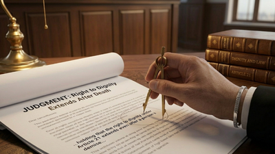 The bombay high court ruled that the right to dignity under article 21 extends beyond death allowing exhumation for religious rites ai image.jpg