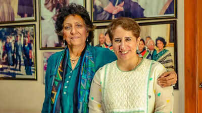 Guneet monga with her former principal suman kumar.jpg