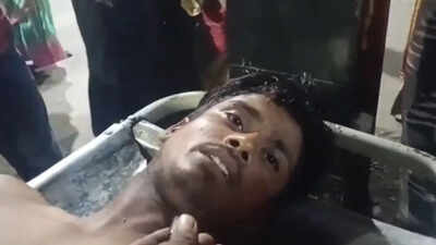 Several people injured as unidentified people hurled crude bomb in nowda murshidabad district.jpg