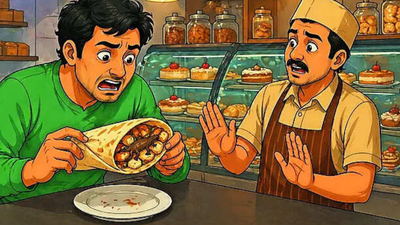 The 32 year old was hospitalised with vomiting and diarrhoea police have registered a case though no photographic proof was provided.jpg