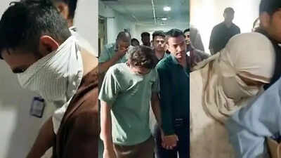 Accused in the alleged neet ug 2026 paper leak being produced before the cbi court at rouse avenue court.jpg