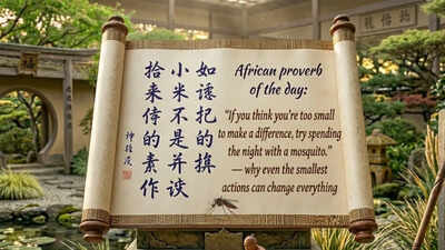 African proverb of the day image generated via google gemini.jpg