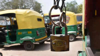 Delhi ncr taxi and auto unions39 strike.jpg
