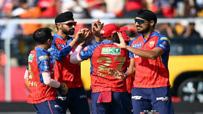 Dharamsala may 17 ani punjab kings harpreet brar with his teammates celebra.jpg