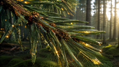 Gold growing on leaves scientists uncovered a strange forest phenomenon in finland.jpg