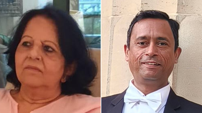 Himanshu prabha ray left ajay yadav right.jpg