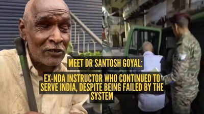 Once an nda instructor he lost his eyesight and began to live alone in a temple meet dr santosh goyal ex nda instructor who continued to serve india despite being failed by the system.jpg