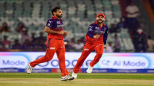 Raipur may 13 ani royal challengers bengaluru39s bhuvneshwar kumar and virat .jpg