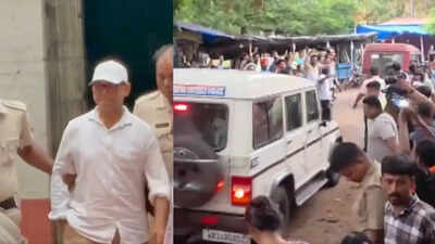 Residents reportedly hurled eggs at a police vehicle carrying sujoy hazra.jpg